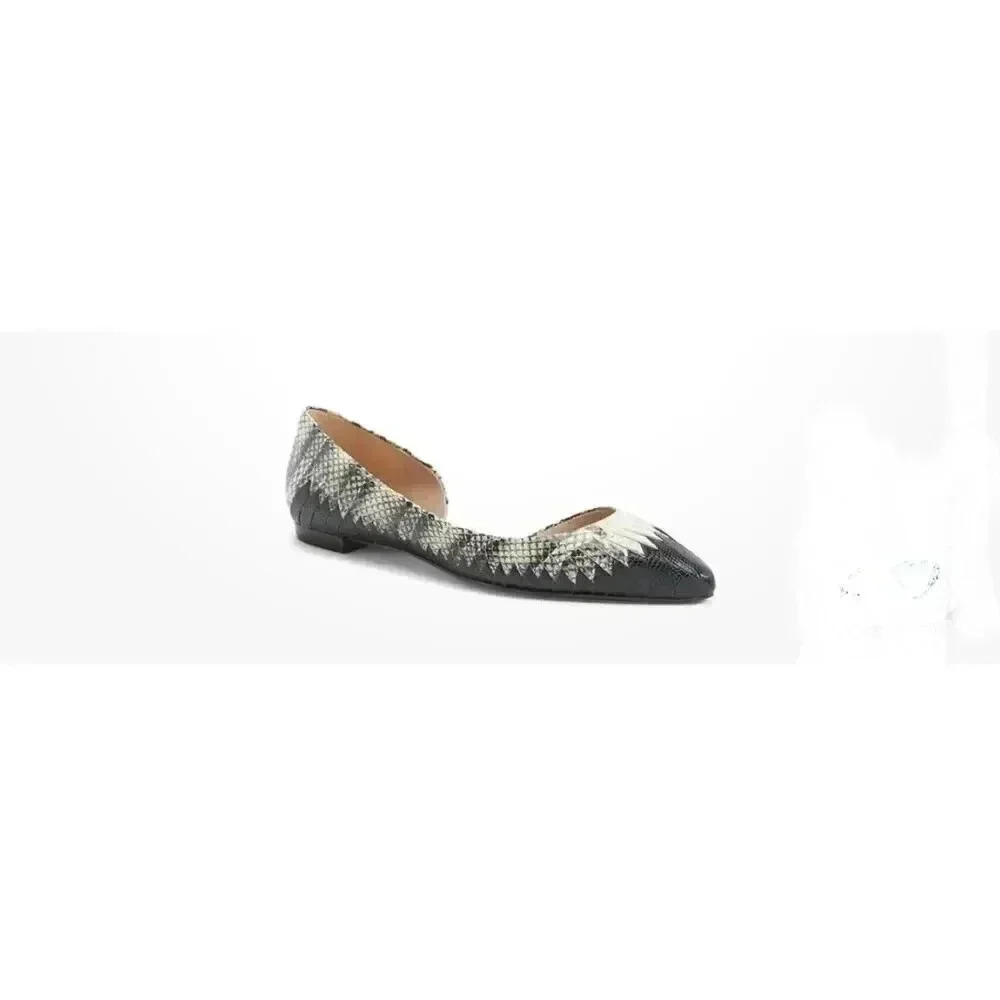 Tory Burch Black and White Flats